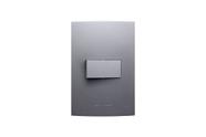 Conjunto 1 Interruptor Simples 4x2 Grafite 85485 Alumbra Conjunto 1 Interruptor Simples 4x2 Grafite 85485 Alumbra