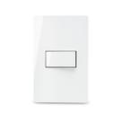 Conjunto 1 Interruptor Simples 4x2 Infiniti Branco MarGirius