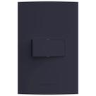 Conjunto 1 Interruptor Simples 4x2 Preto Fosco 85736 Alumbra Conjunto 1 Interruptor Simples 4x2 Preto Fosco 85736 Alumbra