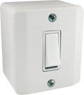 Conjunto 1 Tecla Paralelo Sobrepor Sistema X Radial Branco Completo