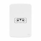 Conjunto 1 tom 2p+t 20a placa 4x2 branco compose - weg