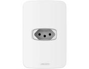 Conjunto 1 Tomada 20A 2p+T 4x2 Branca Gracia 85334 Alumbra