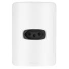 Conjunto 1 Tomada 20A - Alumbra Gracia Branco / Preto