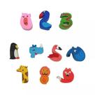 Conjunto 10 Borrachas Bichinhos Sortidos - School Basic Conjunto 10 Borrachas Bichinhos Sortidos - School Basic