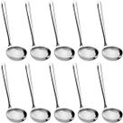 Conjunto 10 Conchas de Feijão Aço Inox Molhos Sopas Restaurantes Cozinhas Profissionais Taumer Conjunto 10 Conchas de Feijão Aço Inox Molhos Sopas Restaurantes Cozinhas Profissionais Taumer