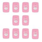 Conjunto 10 Interruptores 1 Tecla Simples e Tomada 20A Pluzie Rosa
