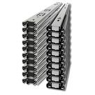 Conjunto 10 Par Corrediça Telescópica 35cm Closet Prateleira Esferas de Aço Resistente Silenciosa