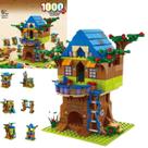 Conjunto 1000 Pç Brinquedo Blocos Tipo Lego - Casa Na Árvore Conjunto 1000 Pç Brinquedo Blocos Tipo Lego - Casa Na Árvore