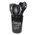 Conjunto 11 Peças Talheres e Suporte para Cozinha