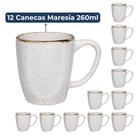 Conjunto 12 Canecas Café Chá 260ml Ryo Maresia Oxford