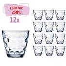 Conjunto 12 Copo de Vidro Transparente Bangkok 250ML Redondo Conjunto 12 Copo de Vidro Transparente Bangkok 250ML Redondo