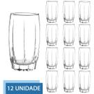 Conjunto 12 Copo Vidro Transparente 374ML Amadeus Long Drink Conjunto 12 Copo Vidro Transparente 374ML Amadeus Long Drink