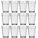 Conjunto 12 Copos Americanos 190ml Vidro Transparente Bar Café Cerveja Nadir Figueiredo