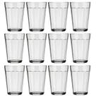 Conjunto 12 Copos Americanos 190ml Vidro Transparente Bar Café Cerveja Nadir Figueiredo