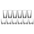 Conjunto 12 Copos De Vidro Karat Drink Whisky 430ml E 360ml Conjunto 12 Copos De Vidro Karat Drink Whisky 430ml E 360ml