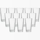 Conjunto 12 Copos Vidro 260ml Transparente Venice Base Forte