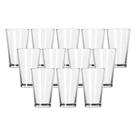 Conjunto 12 Copos Vidro Redondo Luxo 240 ML Transparente Luxo