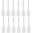 Conjunto 12 Espátulas Plásticas Industriais 74cm Brancas Pás para Restaurantes Refeitórios Escolas