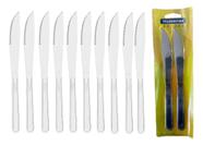 Conjunto 12 Faca Inox Mesa Cozinha Restaurante Churrasco