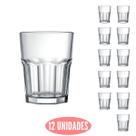 Conjunto 12 Mini Copos Dose Bristol 60ml Shot Cachaça Nadir