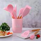 Conjunto 12 Peças Utensílios Cozinha Silicone Com Suporte Luatek LCC-2320