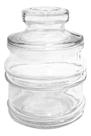 Conjunto 12 Potes Herméticos Vasilha Tampa Vidro Mantimentos