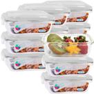 Conjunto 12 Potes Vidro Hermético Mantimentos Marmita 1040ml