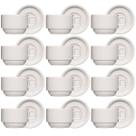 Conjunto 12 Xícaras Café Chá com Pires 210ml Bar Hotel Porcelana Branca Germer Conjunto 12 Xícaras Café Chá com Pires 210ml Bar Hotel Porcelana Branca Germer