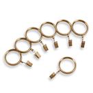 Conjunto 14 de anéis com clipe de cortina MODE Premium Collection Steel