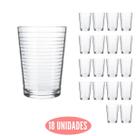 Conjunto 18 Copo Vidro Ginga Transparente 265ml Nadir Agua Conjunto 18 Copo Vidro Ginga Transparente 265ml Nadir Agua