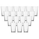 Conjunto 18 Copos De Vidro Transparente Londres 240ML Redondo