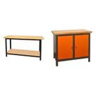 Conjunto 2 Bancadas de Ferramentas Profissional Fechada 150cm Presto