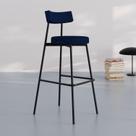 Conjunto 2 Banquetas Altas Stout Corriente Est.Preta