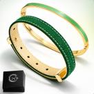Conjunto 2 Bracelete Brasil e Pulseira Copa Mundo Brasileira Couro