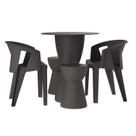 Conjunto 2 Cadeiras 2 Bancos 1 Mesa Bloom