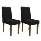 Conjunto 2 Cadeiras Berlim Imbuia/ - PR Móveis