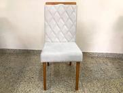 Conjunto 2 Cadeiras de Jantar Bege 05 Virgínia