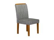 Conjunto 2 Cadeiras de Jantar Chumbo Lorena