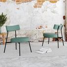 Conjunto 2 Cadeiras de Jantar Stout Revstimento Sintético Est.Preta