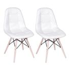 Conjunto 2 Cadeiras Eames Eiffel Botonê - Branco