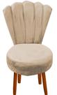Conjunto 2 Cadeiras Estofadas Sala De Jantar Anna Suede