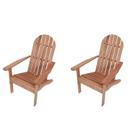 Conjunto 2 Cadeiras Madeira Maciça Adironback