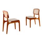 Conjunto 2 Cadeiras Malta Premium Para Sala de Jantar Mobillare Conjunto 2 Cadeiras Malta Premium Para Sala de Jantar Mobillare
