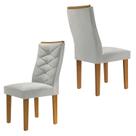 Conjunto 2 Cadeiras para Sala de Jantar Germany Espresso Móveis Conjunto 2 Cadeiras para Sala de Jantar Germany Espresso Móveis