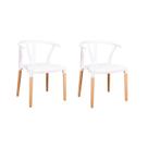 Conjunto 2 Cadeiras Polipropileno Wishbone Yescasa