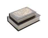 Conjunto 2 Caixas Livro 30x21x7 cm Wolff Conjunto 2 Caixas Livro 30x21x7 cm Wolff