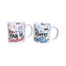 Conjunto 2 canecas flork casal 280 ml Conjunto 2 canecas flork casal 280 ml