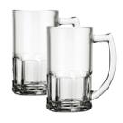 Conjunto 2 Canecas Vidro 320 ML Linha Vitamina Cervejas Bar