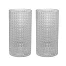 Conjunto 2 Copos Altos de Vidro Spike 400ml Casa Del Grande