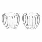 Conjunto 2 Copos Café 90ml Pequeno Vidro Transparente Moderno Decorativo Dupla Camada Mesa Posta Escritório Home Office Cafeteria Decoração Cozinha